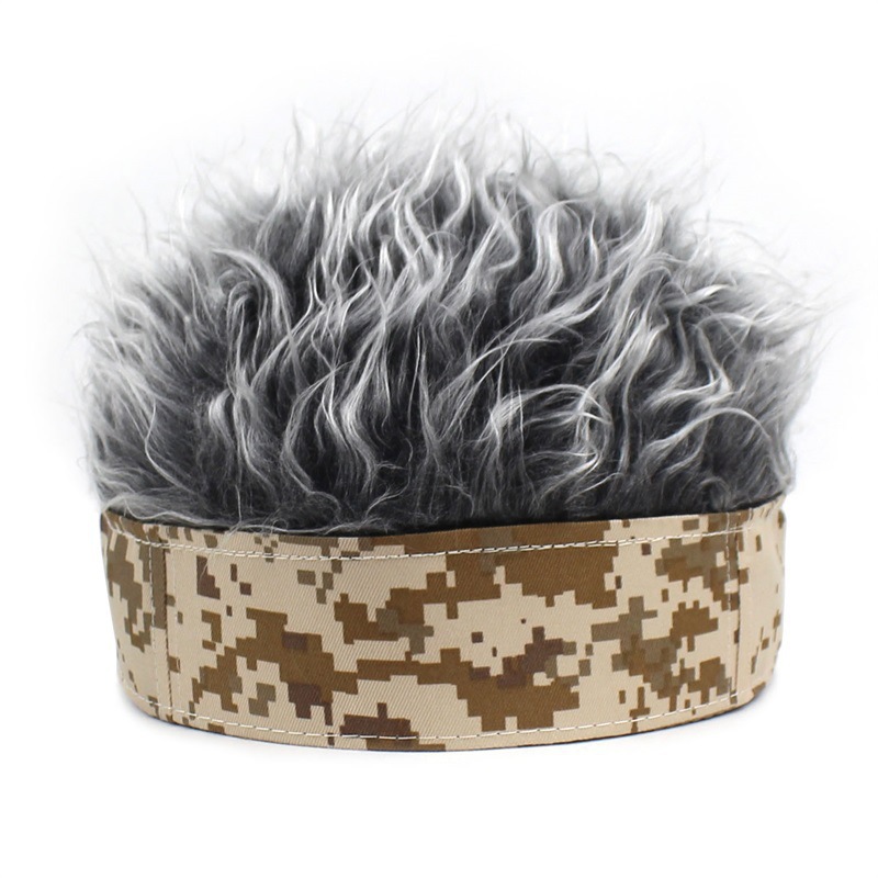 Caps Men's Wigs Hats Women's Hats Dark Brown