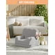 thumbnail image 2 of QinaQin Sofá infantil 2 en 1 convertible, sillón para toddler con tela teddy fleece suave, se despliega como camita cómoda para cuarto de juegos, guardería o regalo de cumpleaños, 2 of 7