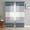 blue, variant on ERUNPONLY Haze Blue Grey Stripe Sheer Curtains 63 Inch Length 2 Panels Set, Modern Art Horizontal Striped Voile Window Treatment Curtains Sheers Drapes for Bedroom/Living Room/Kitchen 52x"63"x2