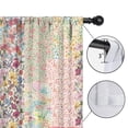 thumbnail image 4 of Blackout Kids Curtains,Pioneer Flower Childrens Insulated Curtains Set Of 2,Bedroom Essentials,Toddler Room Decor 42x54in(106x137cm), 4 of 4