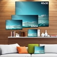 thumbnail image 3 of Horizon de Mer Bleue et Gratte-Ciel - Grande Impression sur Toile, 3 of 4