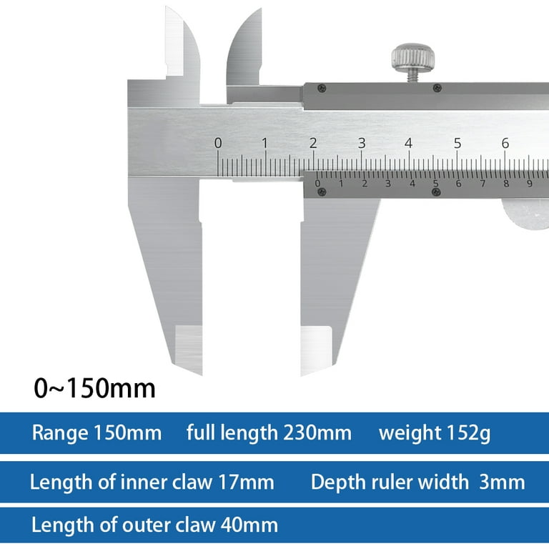 0.02mm Accuracy Vernier Caliper 0 150MM 0 200MM 0 300MM Vernier