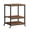 Rustic Brown and Black, variant on VASAGLE Industrial Under Desk Printer Stand 2-Tier Mobile Machine Cart with Shelf Heavy Duty Storage Rack for Office and Home Black