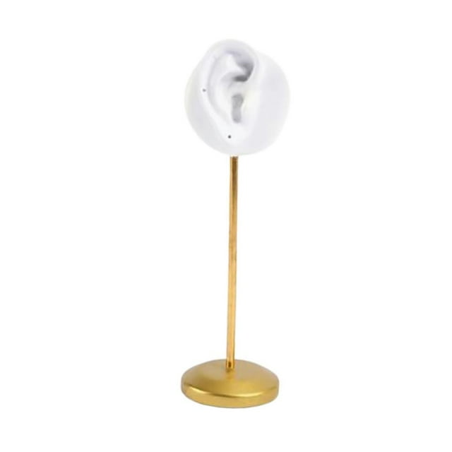 Soporte para pendientes, expositor de pendientes, organizador de joyas, estante blanco de pie Derecha