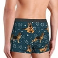 thumbnail image 3 of Disketp German Shepherd Dog Men's Boxer Briefs,Soft and Breathable Cotton Underwear with ComfortFlex Waistband, 3 of 7