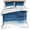 blue, variant on Navy Blue Ombre Bedding 3 Piece Duvet Cover Set Queen Size, Modern Moire Gradient Watercolor Soft Microfiber Comforter Cover with Zipper Closure & Pillowcases, Wrinkle & FadeResistant Quilt Cover