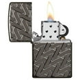 thumbnail image 1 of 49173 Zippo Armor Geometric Weave Design High Polish Black Ice Pocket Lighter, 1 of 15