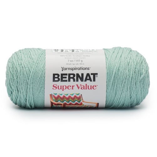 Bernat Super Value Solid Yarn-Dusty Teal