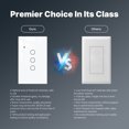 thumbnail image 4 of yeacher Tuya-Compatible Universal WiFi Smart Switch with Voice Control, Remote App Access, and Timer Functionality for Home Automation, 4 of 7