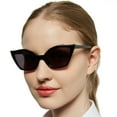 thumbnail image 3 of MARE AZZURO Reader Sunglasses for Women UV400 Protection Cat Eye Reading Glasses (Black, 3.50), Composite Lens, 3 of 7
