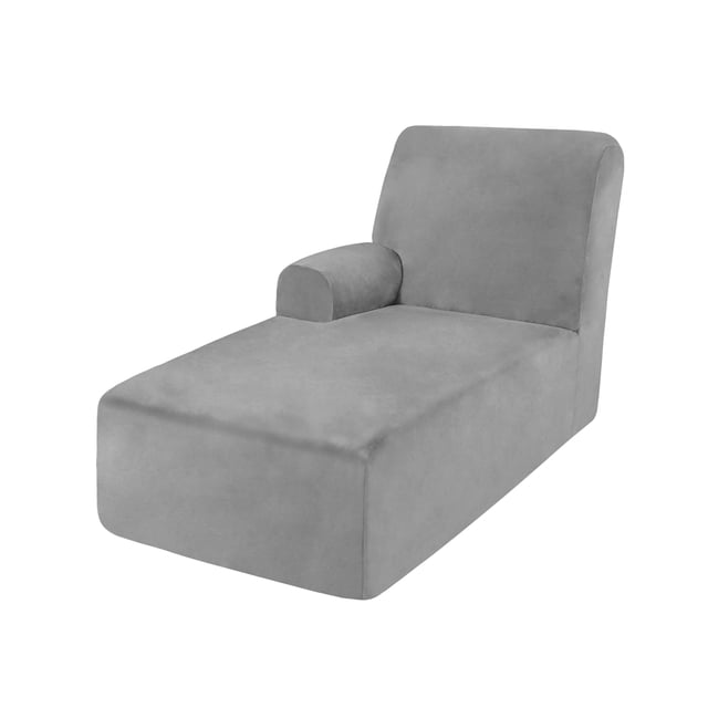 Funda para muebles ULTICOR, funda de diván adicional, gris claro, grande a la izquierda