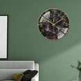 thumbnail image 4 of Reloj de pared silencioso Baoblaze Reloj de pared negro, 4 of 7
