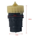 thumbnail image 2 of Vehicle Automatic Transmission Plug OE 52108322AA, ABS, Black+Yellow Plug, 2 of 8