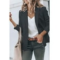 thumbnail image 3 of Vedolay Womens Suit Jackets Women's Oversized Trendy Blazers Fashion Casual Dressy Blazer Jackets,Drak Gray M, 3 of 5