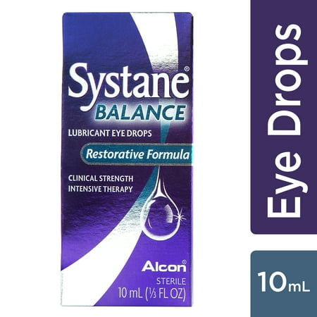 Systane balance lubricating eye drops for dry eyes symptoms,