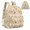 Bulldog Paw Bone Pattern, variant on Galaxy Wolf Pattern Zipper Closure Backpack Purse for Travel, Small Shoulder Bag Polyester Fabric Daypack with Quilted