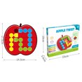 thumbnail image 3 of Las Orugas Comen Manzanas Juguetes Las orugas comen manzanas juegan el juego de mesa portátil del rompecabezas de los niños para la educación temprana, 3 of 8