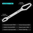 thumbnail image 1 of Placa de llave Torx Universal de 3-17mm y 8-22mm, llave Torx de doble cabezal ajustable, llave de gafas autoajustable, herramientas multiusos, 1 of 5