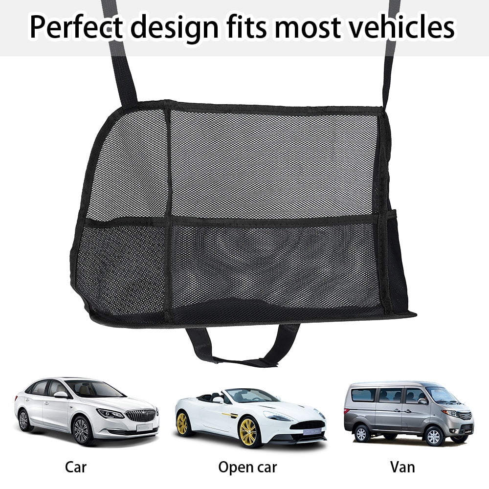 Advanced Car Net Pocket Handbag Holder Organizer Seat Side Storage Mesh Net Bag 