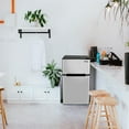 thumbnail image 4 of 3.2 cu ft 2 Door Fridge and Freezer, Stainless Steel, Double Doors,115V/60Hz, 4 of 7