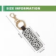 thumbnail image 5 of Keychain 6×3.1×1inpu Leather With Delicate Touch And Strong Recognition Is Used For Daily Travel, Work And Picnic Simple Cow Print Pattern, Vector Art Style_3, 5 of 8
