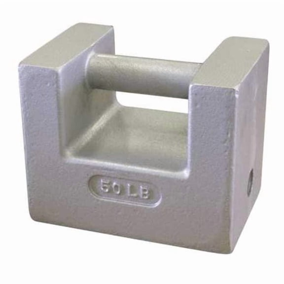 Rice Lake Weighing Systems Calibration Weight,50 lb.,Painted 12839