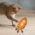 thumbnail image 4 of WIZUTIZ Medias de peluche para niños pequeños Juguetes para gatos Juguetes de seguridad duraderos de zanahoria Juguete de peluche suave para masticar con forma de personaje adorable y fuerte Hecho, 4 of 5