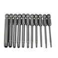 thumbnail image 2 of BTOER 1pc 75mm Hollow Torx Screwdriver Bit Hex Shank T7-T40 Magnetic Head Security Tamper Proof Star Screw Drivers Bits Hand Tools, 2 of 9