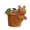 C, variant on AHGQT Squirrel Creative Fruit Basket, 6Inch Rattan Woven Decorative Bowl, Animal Shape Serving Basket for Kitchen Counter Snack and Fruit Holder Living Room Display