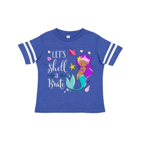 

Inktastic Let s Shell-a-Brate- mermaid Gift Toddler Boy or Toddler Girl T-Shirt