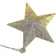 thumbnail image 5 of Paquete de 6 adornos para árboles de Navidad: adornos colgantes de estrellas con purpurina dorada, adornos festivos, dorados, 3,5 pulgadas, 5 of 5