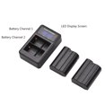 thumbnail image 4 of EN-EL15 Battery & Charger Kit 2pcs 7.4V 2550mAh Battery + 1pc LED2-EL15 Dual Channel Camera, 4 of 8
