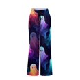 thumbnail image 5 of Domzest Halloween Pajama Pants for Women Halloween Graphic Wide Leg Sleepwear Drawstring Elastic Waisted Funny Pj Bottoms Multicolor XXL, 5 of 6