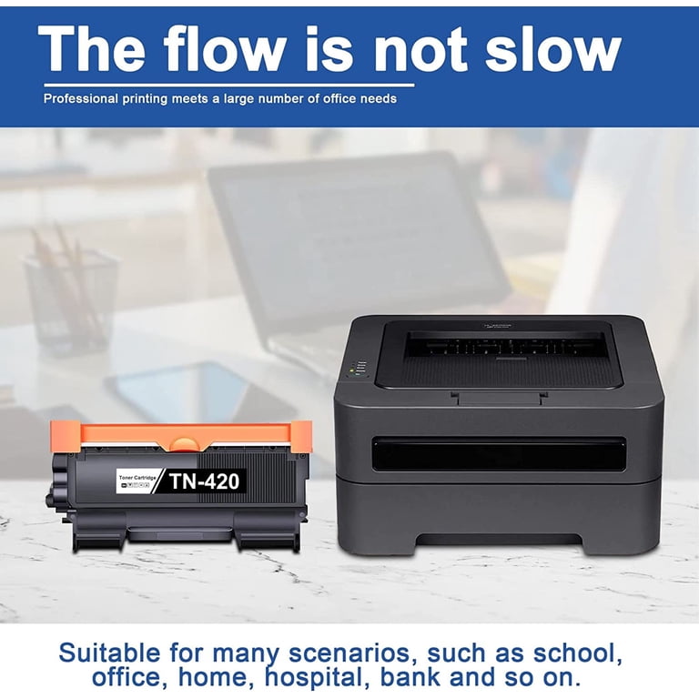 MOLIMER TN420 TN-420 High Yield Toner Cartridge for Brother photo 2