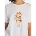 thumbnail image 4 of No Boundaries Sleepwear Oversized Graphic Cotton Tee, Women’s and Women’s Plus XXS-3X, 4 of 5