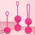 thumbnail image 4 of Bolas de Kegel para mujeres que aprietan el ejercicio de 3 pesas Kegal yeacher bola de apriete, 4 of 7