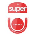 thumbnail image 1 of Patines de vidrio duraderos Pulsar Superglide2 rojos para mouse, 1 of 6