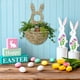 thumbnail image 1 of Decoraciones de Pascua, adornos de Pascua, regalos de Pascua. Cestas de conejito de Pascua para colgar en la pared. Bolsas y se pueden decorar con ramos., 1 of 9