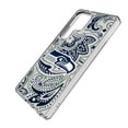 thumbnail image 2 of Seattle Seahawks Galaxy Clear Paisley Design Case, 2 of 6