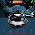 thumbnail image 3 of Car Decoration Airplane Solar Powered Air Purifier Air Freshener Aroma Diffuser Silver, 3 of 9