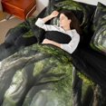 thumbnail image 4 of Feelyou Mystic Jungle Tree Bedding Comforter Set 7-Piece for Kid, Rustic Farmhouse King Bedding Sets, Dreamy Fairy Tale Reversible Bed Sheets, Luxury Bedroom Decor, 4 of 7