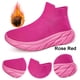 thumbnail image 5 of Zapatos para Calcetines Mujeres No Slip Atléticos Altos Top Tenis, 5 of 8