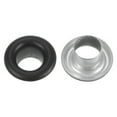 thumbnail image 4 of Uxcell 100PCS Ojetes Ojal 1/5 Pulgada (5mm) ID Agujero Metal Auto Soporte Ojal con Arandelas para Cuero Negro Mate, 4 of 7