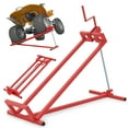 thumbnail image 1 of Costway Lawn Mower Lift Jack with Adjustable Height Angle Manual Handle Powder-coated Metal Red, 1 of 10