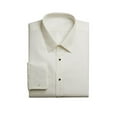 thumbnail image 2 of "Como" Ivory Laydown Tuxedo Classic Fit Shirt, 2 of 5