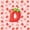 Pink Red D, variant on Feelyou Strawberry K Initial Queen Comforter Set for Girls, Fruit Flower Bedding Comforter Set, Red Pink, Polkadot Reversible, 3pcs
