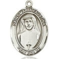 thumbnail image 3 of Extel Medium Oval Pewter St. Maria Faustina Medal, Made in USA, 3 of 10