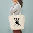 thumbnail image 3 of CafePress - Dog Mom Paw Tote Bag - Unisex Canvas Tote Bag, Beige, 1-Piece, 3 of 7