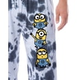 thumbnail image 2 of Despicable Me Men's Minions Chibi Tie-Dye Jogger Sleep Pajama Pants, 2 of 6