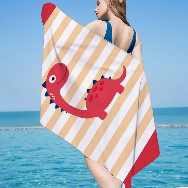 Dvkptbk Microfiber Beach Towel Super Lightweight Colorful Bath